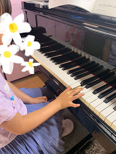 5歳の年長さんが体験レッスンに来てくれました